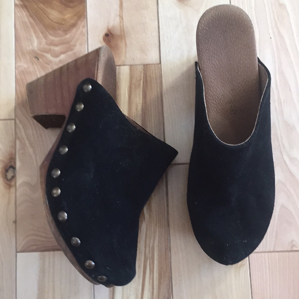 Freepeople black clogs - Euro 39 Us 9